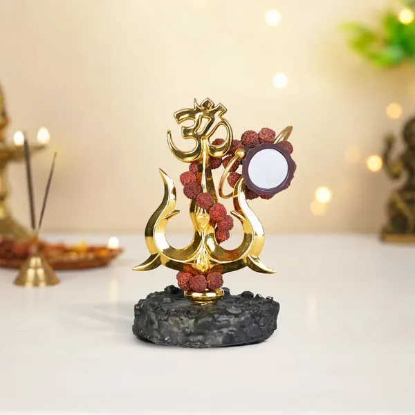 Golden_And_Brown_Shiva_Shakti_Trishul_For_Unisex