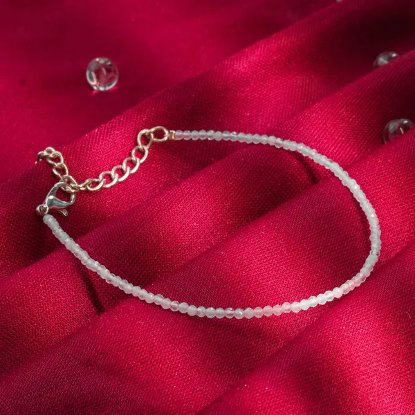 Pink_Clear_Quartz_Anklet_For_Women