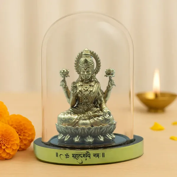 Golden_And_Grey_Mahalakshmi_Murti_For_Unisex