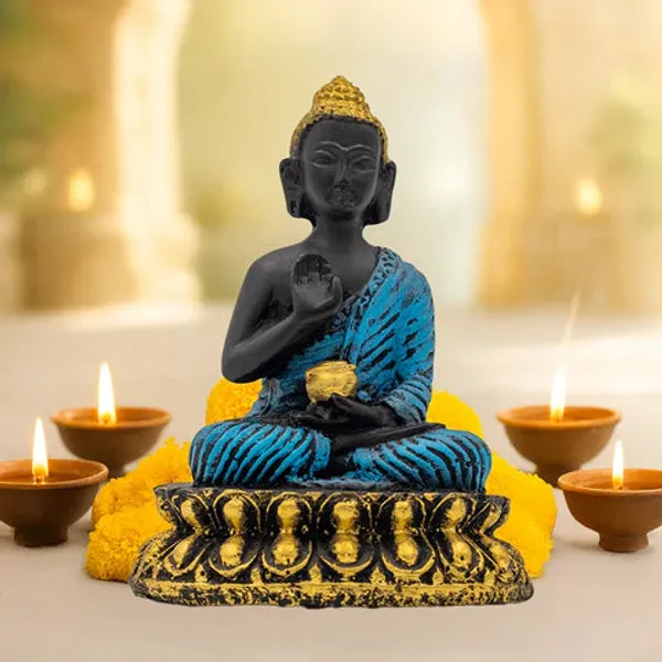 Blue_Blue_Meditating_Buddha_Murti_For_Unisex