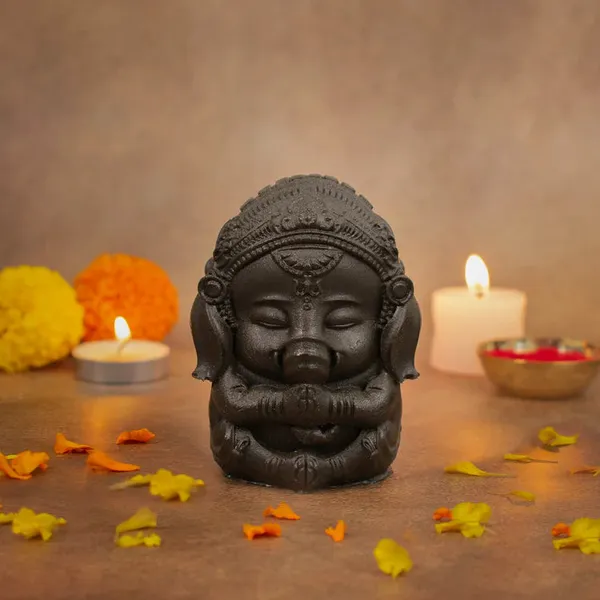 Grey_Pyrite_Baby_Ganesha_Murti_For_Home_And_Office