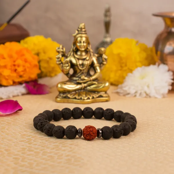 Divine_Rudraksha_Bracelet_With_Lava_Stone