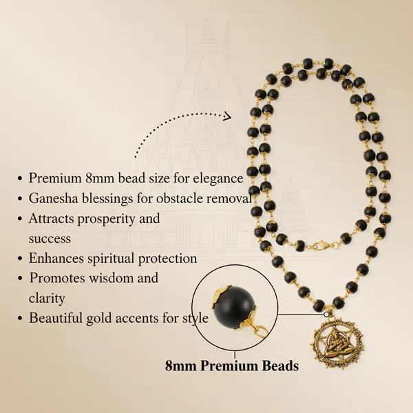 Gold_Plated_Karungali_Mala_With_Hanuman_Kavach_Pendant