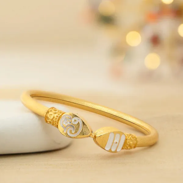 Golden_Gold_Plated_Vel_Kada_For_Unisex