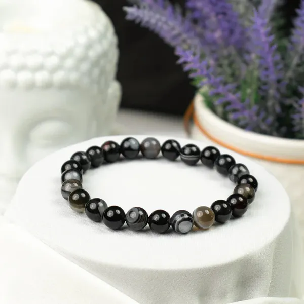 Multicolor_Black_Agate_Bracelet_For_Unisex