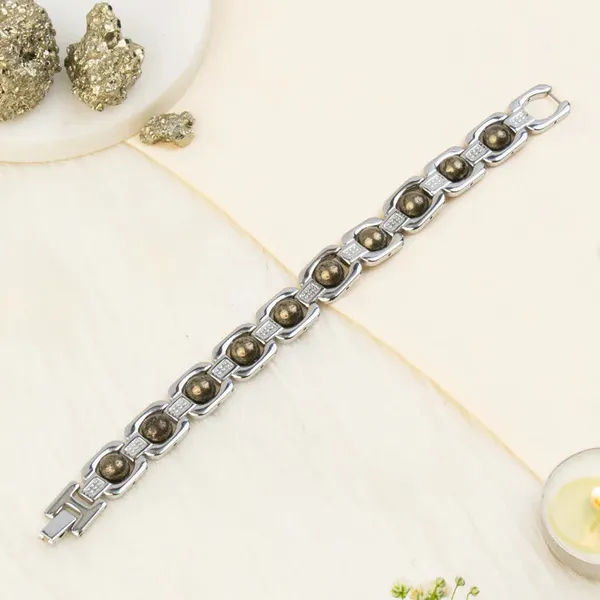 Metal_Raw_Pyrite_Bracelet_Silver