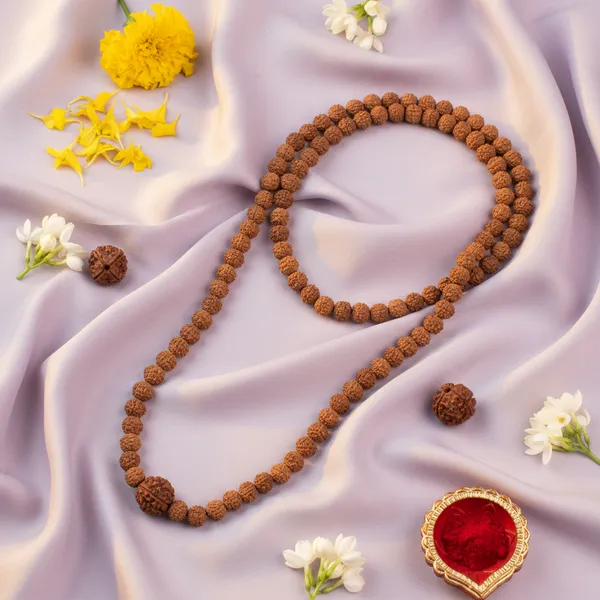 4_Mukhi_Rudraksha_Bead_In_5_Mukhi_Rudraksha_Mala