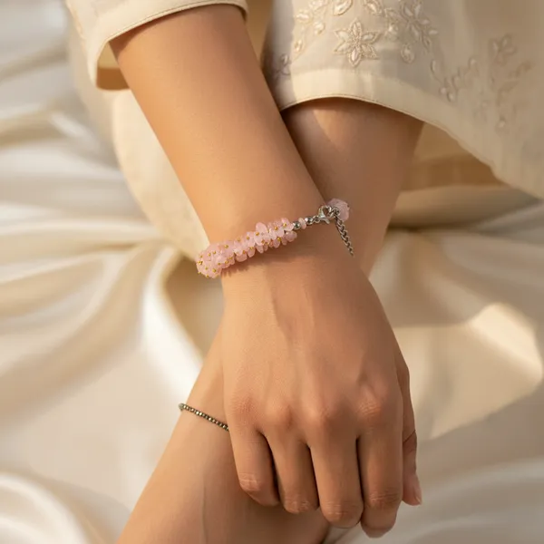 Pyrite_Anklet_With_Free_Rose_Quartz_Chips_Bracelet