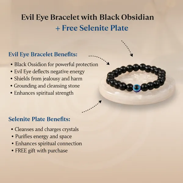Black_Obsidian_Evil_Eye_Bracelet_With_Free_Raw_Selenite_Plate