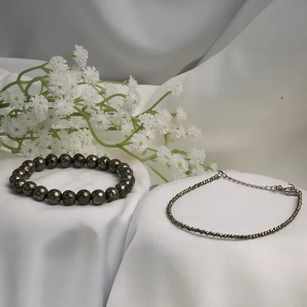 Pyrite_Couple_Combo_Raw_Pyrite_Bracelet_With_Raw_Pyrite_Anklet