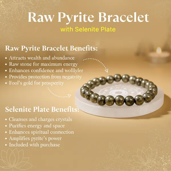 Raw_Pyrite_Bracelet_With_Selenite_Plate