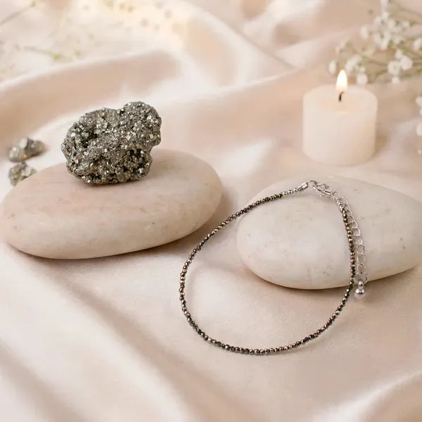 Mahalaxmi_Combo_Raw_Pyrite_Anklet_With_Pyrite_Stone