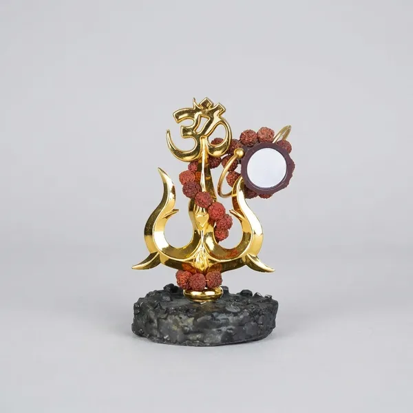 Golden_And_Brown_Shiva_Shakti_Trishul_For_Unisex