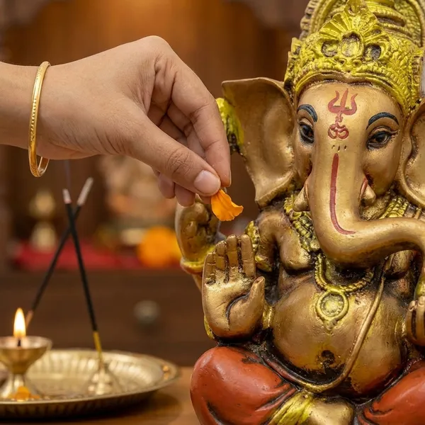 Red_Golden_Ganesh_Ji_Murti_Riddhi_Siddhi_Roop