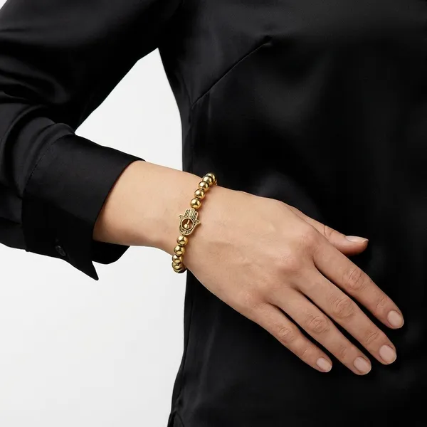 Yellow_Money_Shield_Bracelet_For_Women