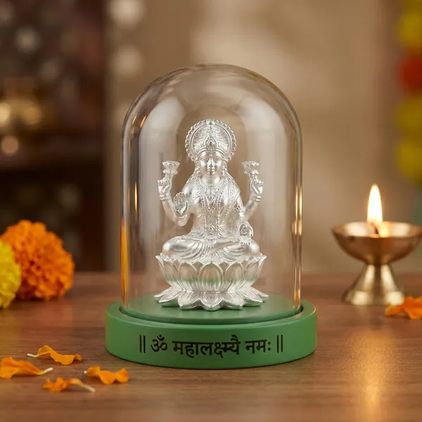 Golden_And_Grey_Mahalakshmi_Murti_For_Unisex