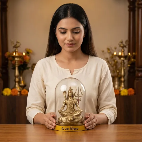 Golden_Shiv_Shakti_Murti_For_Unisex