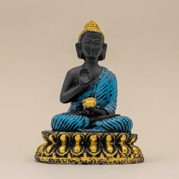 Blue_Blue_Meditating_Buddha_Murti_For_Unisex