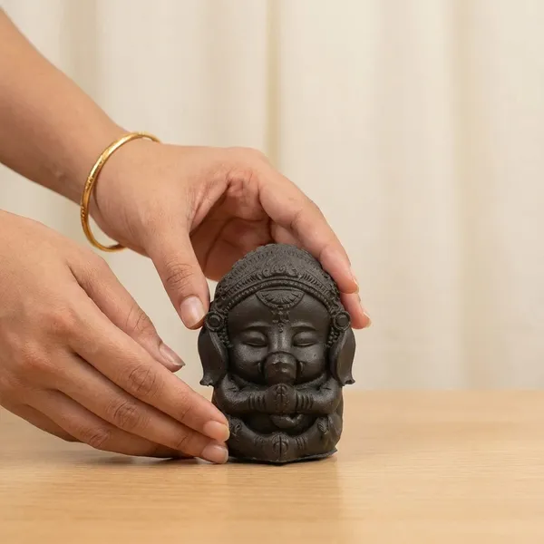 Grey_Pyrite_Baby_Ganesha_Murti_For_Home_And_Office