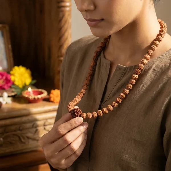 7_Mukhi_Rudraksha_Bead_In_5_Mukhi_Rudraksha_Mala