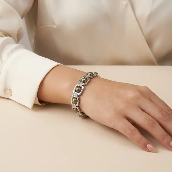 Metal_Raw_Pyrite_Bracelet_Silver