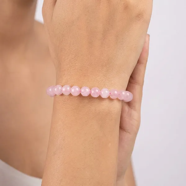 Rose_Quartz_Bracelet_Women_6Mm_Beads
