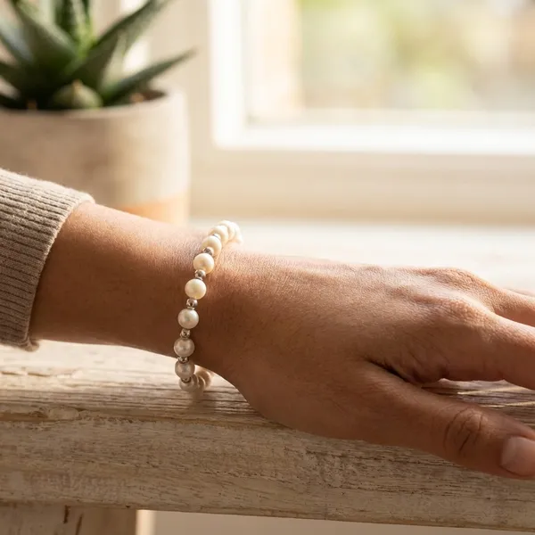 White_Pearl_Bracelet_For_Bracelet