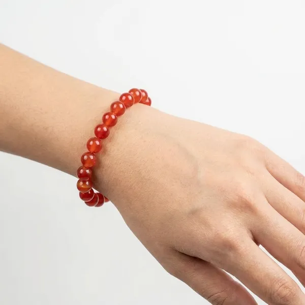Orange_Carnelian_Bracelet_For_Unisex