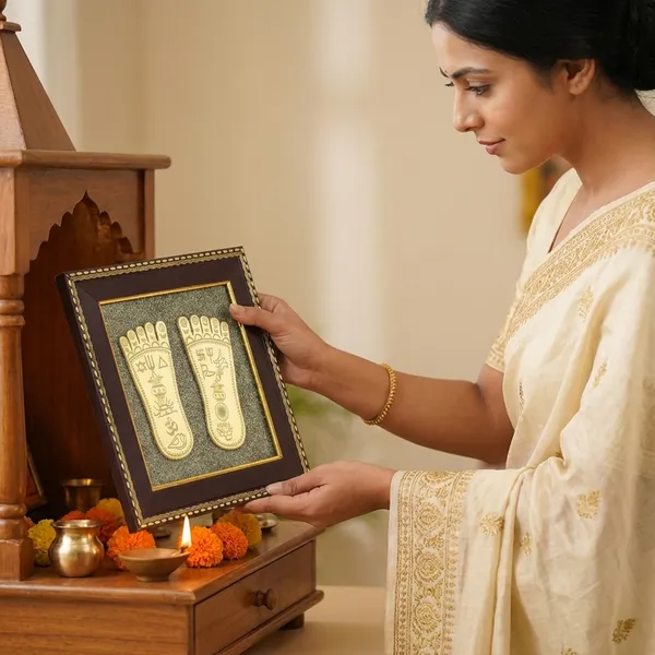 Maa_Lakshmi_Charan_Paduka_On_Pyrite_Frame