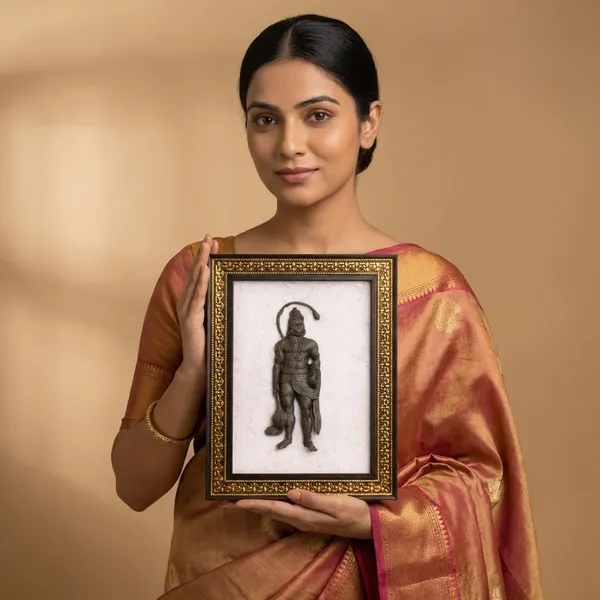 Pyrite_Hanuman_Ji_On_Selenite_Frame