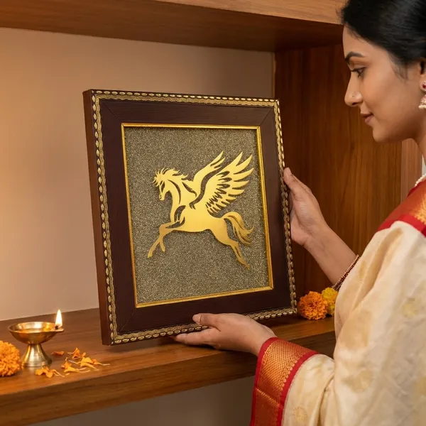 Flying_Horse_On_Raw_Pyrite_Frame