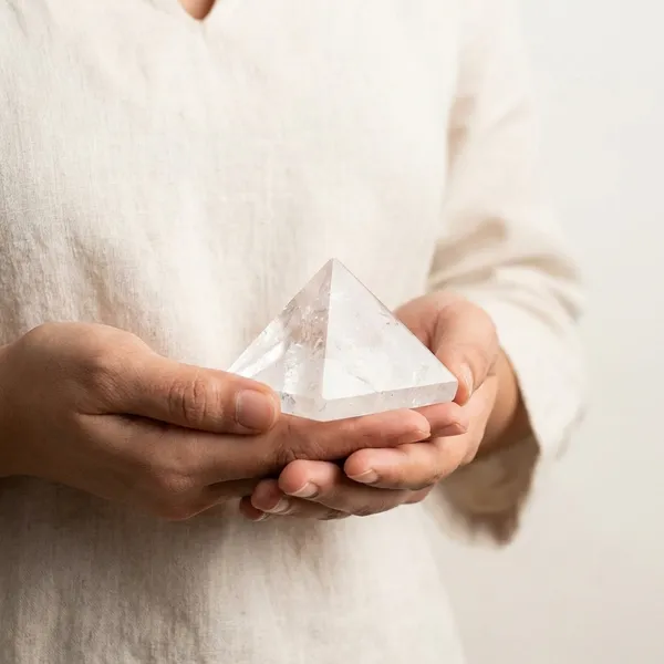 White_100_Pure_Sphatik_Pyramid_For_Unisex