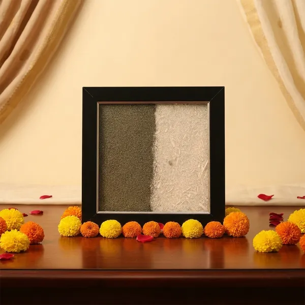 Dhan_Varsha_Frame_With_Pyrite_Selenite