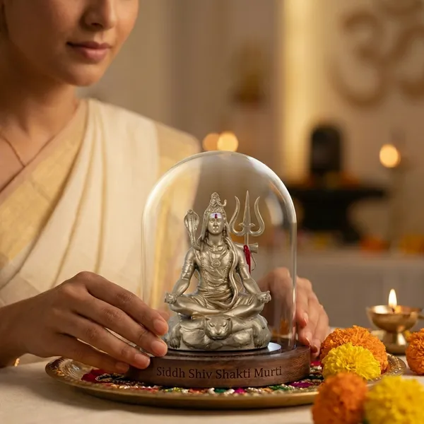 Silver_Kashi_Siddh_Shiv_Shakti_Murti_For_Home_And_Office