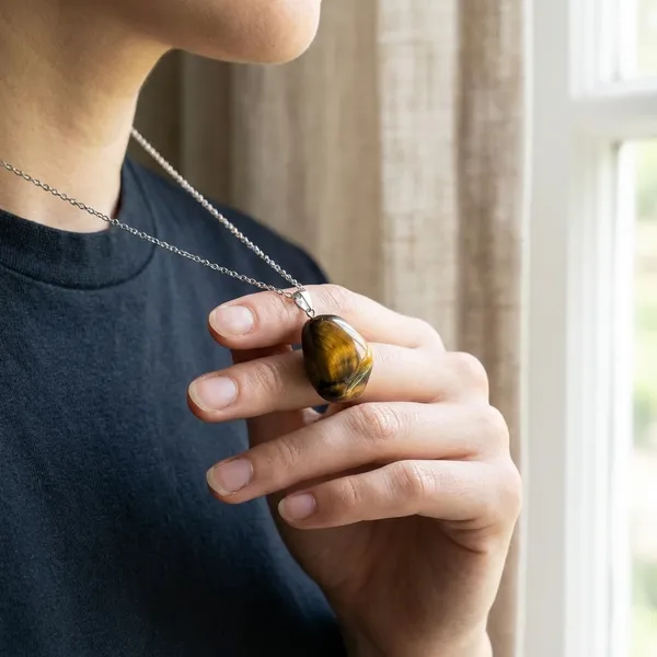 Brown_Tiger_Eye_Tumble_For_Unisex