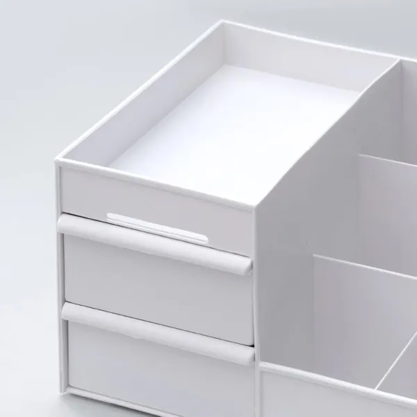 Plastic_Desktop_Organizer_Box_With_Pull-Out_Drawer__Small_Storage_Container_For_Office,_Home_And_Craft_Supplies