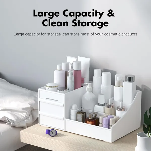 Plastic_Desktop_Organizer_Box_With_Pull-Out_Drawer__Small_Storage_Container_For_Office,_Home_And_Craft_Supplies