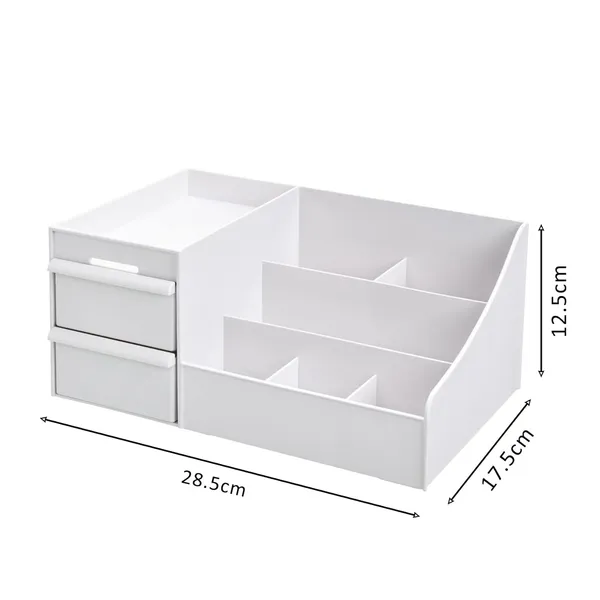 Plastic_Desktop_Organizer_Box_With_Pull-Out_Drawer__Small_Storage_Container_For_Office,_Home_And_Craft_Supplies