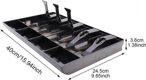 Cash_And_Coin_Tray_Organizer__5_Bill_+_4_Coin_Compartments_Plastic_Money_Tray_For_Petty_Cash_And_Pos_Counter