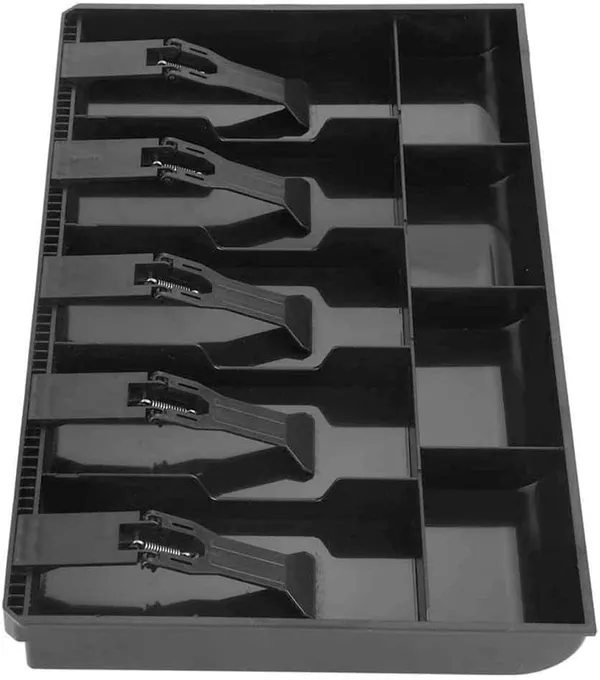 Cash_And_Coin_Tray_Organizer__5_Bill_+_4_Coin_Compartments_Plastic_Money_Tray_For_Petty_Cash_And_Pos_Counter