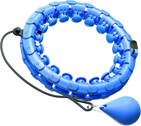Smart_Weighted_Hula_Hoop_For_Adults__24_Adjustable_Knots,_360_Auto-Spinning_Ball_For_Waist_And_Core_Workout