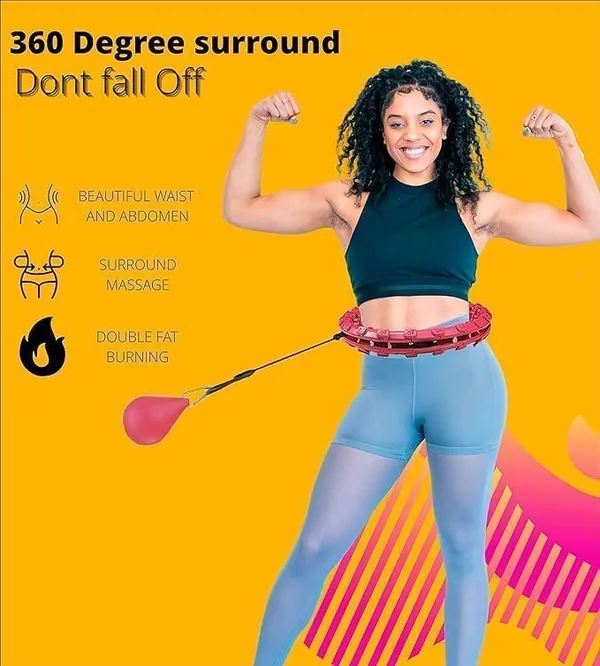 Smart_Weighted_Hula_Hoop_For_Adults__24_Adjustable_Knots,_360_Auto-Spinning_Ball_For_Waist_And_Core_Workout