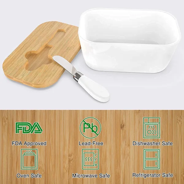 Ceramic_Butter_Dish_With_Wooden_Lid,_Stainless_Steel_Knife_And_Silicone_Seal__Airtight_Butter_Keeper_For_Countertop