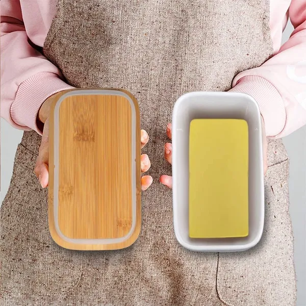Ceramic_Butter_Dish_With_Wooden_Lid,_Stainless_Steel_Knife_And_Silicone_Seal__Airtight_Butter_Keeper_For_Countertop