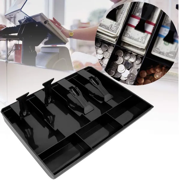 Portable_Abs_Cash_Drawer_With_Coin_Slot_And_4_Bill_Compartments__Compact_Money_Organizer_Tray_For_Pos_And_Retail