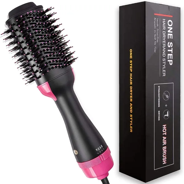 1000W_4-In-1_One-Step_Hair_Dryer_Brush__Hot_Air_Styler_For_Blow_Drying,_Straightening,_Curling_And_Volumizing_With_Salon-Quality_Shine