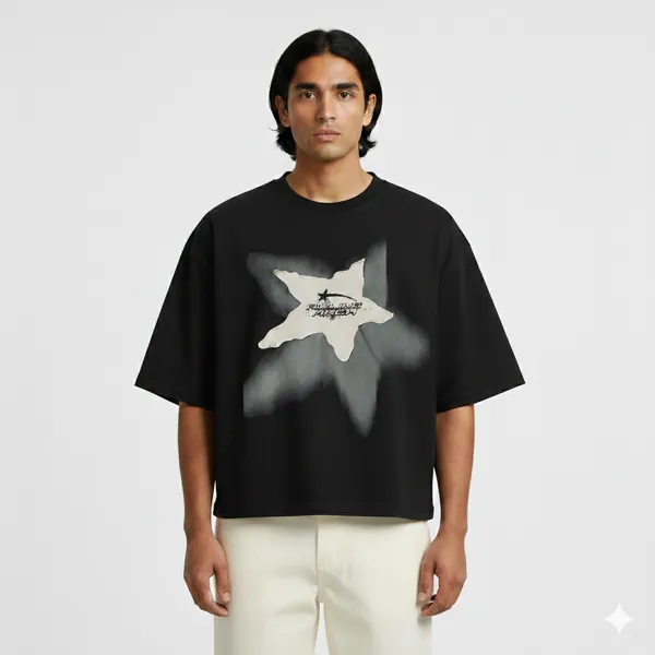 Black_Cotton_Heavy_Gsm_Urban_Star_T-Shirt_For_Men