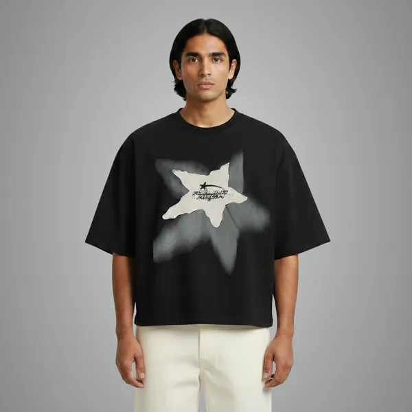 Black_Cotton_Heavy_Gsm_Urban_Star_T-Shirt_For_Men
