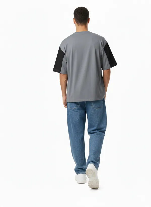 Grey_and_Black_Cotton_Heavy_Gsm_Urban_Star_T-Shirt_For_Men
