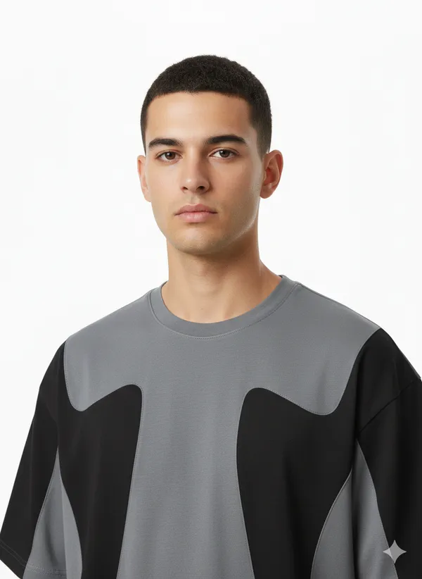 Grey_and_Black_Cotton_Heavy_Gsm_Fallen_Wings_T-Shirt_For_Men